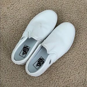 NWOT white vans
